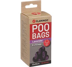 Flamingo Basic Scent Sky s levandulovou vn na exkrementy 8x15ks