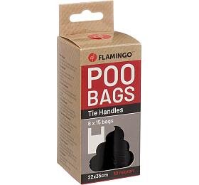 Flamingo Blekz Sky s uchy na exkrementy ern 8x15ks