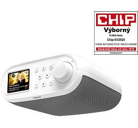 Hama internetové rádio DIR400, DAB+/Bluetooth/App,bílé