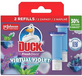 Duck WC blok Fresh Discs Virtual Violet, 2x 36 ml