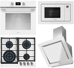 SET Trouba Teka HLB 8600 WH + Mikrovlnn trouba Teka ML 8210 BIS WH + Plynov deska Teka GZC 64320 XBC WH + Odsava par Teka DLV 68660 TOS WH
