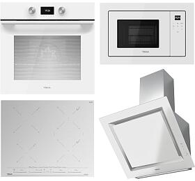SET Trouba Teka HLB 8600 WH + Mikrovlnn trouba Teka ML 8210 BIS WH + Indukn deska Teka IZC 64630 MST WH + Odsava par Teka DLV 68660 TOS WH