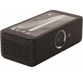 STRONG projektor ESTELLE ONE/ DLP/ FHD (1920x1080)/ 200 ANSI/ 4G LTE/ USB-C/ HDMI/ BT/ Wi-Fi/ Repro/ Android 12/ ern (EST-001-BLK)