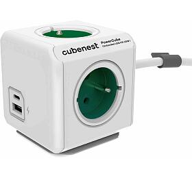 Cubenest PowerCube Extended USB PD 20W A+C Green