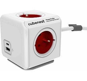 Cubenest PowerCube Extended USB PD 20W A+C Red