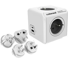 Cubenest PowerCube ReWirable USB PD 20W A+C Grey