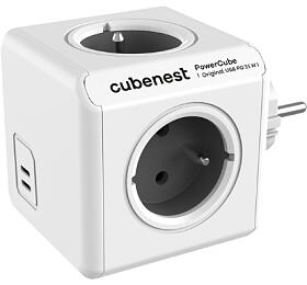 PowerCube original CubeNest USB C+C PD 35 W, šedá