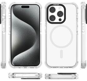 Cubenest MagPro Strong Guard case White iPhone 15 Pro