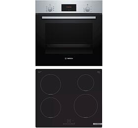 SET Trouba Bosch HBF133BR0 + Indukn varn deska Bosch PUE611BB5E