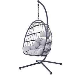 Závěsné křeslo Autronic AZ-V1269, šedá