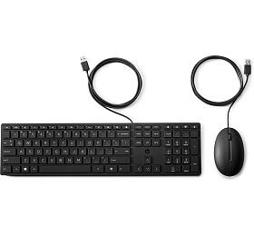 HP Wired 320MK Combo Keyboard + Mouse - CZ (9SR36UT#BCM)