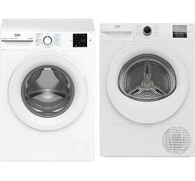 SET Praka BEKO BM3WFSU38413WW + Suika prdla BEKO BM3T37230W