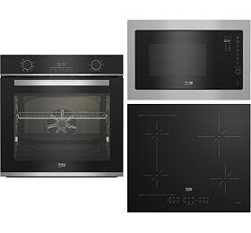 SET Trouba BEKO Beyond BBIM13301XC + Mikrovlnn trouba Beko Beyond BMGB25332BG + Indukn deska BEKO HII64200SFMT