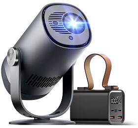 Dangbei Freedo Bundle, penosn projektor,Google TV, 450 ISO lumen+powerbanka 20 000 mAh,ern (04.4A04-C3HCDB-EUR0)