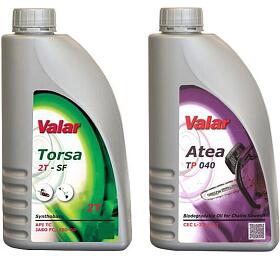 SET Olej VALAR Torsa 2T-SF, 600 ml + Olej VALAR TP 040 pro mazn etz a lit