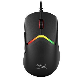 HyperX Pulsefire Saga/Herní/Optická/Pro praváky/26 000 DPI/Drátové USB-A/Černá (A2PB3AA)