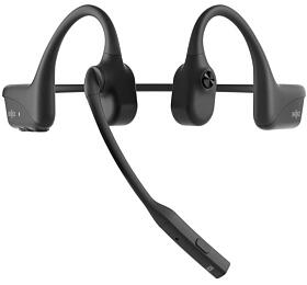 Shokz OpenComm2 UC (2025 Upgrade), USB-A adaptr, Bluetooth sluchtka ped ui s mikrofonem, ern (C120-AA-BK-EU-000)