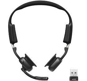 Shokz OpenMeet UC, USB-A adaptr, Bluetooth nhlavn sluchtka ped ui s mikrofonem, ern (C610-AA-BK-EU-000)