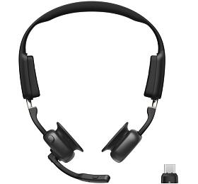 Shokz OpenMeet UC, USB-C adaptr, Bluetooth nhlavn sluchtka ped ui s mikrofonem, ern (C610-AC-BK-EU-000)