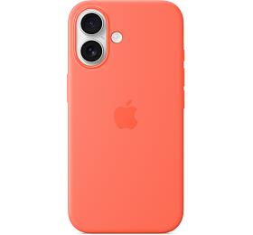 Apple iPhone 16 Silicone Case with MS - Tangerine (MDGN4ZM/A)