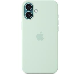 Apple iPhone 16 Plus Silicone Case with MS - Aquamarine (MDGU4ZM/A)