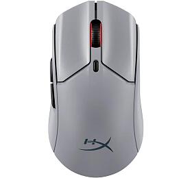 HyperX Pulsefire Haste 2 Pro/Herní/Optická/Pro praváky/26 000 DPI/USB+BT/Šedá (A1KY5AA)