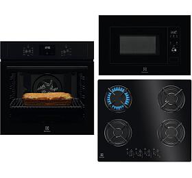 SET Trouba ELECTROLUX EOF3H40TH + Mikrovlnn trouba ELECTROLUX 300 LMS2203EMK + Plynov deska ELECTROLUX EGT6242NVK