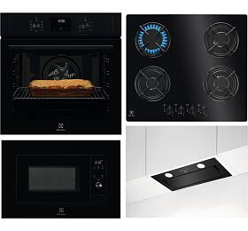 SET Trouba ELECTROLUX EOF3H40TH + Mikrovlnn trouba ELECTROLUX 300 LMS2203EMK + Plynov deska ELECTROLUX EGT6242NVK + Odsava par Electrolux LFG716R