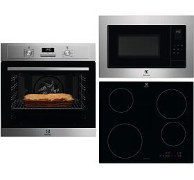 SET Trouba Electrolux 600 FLEX SurroundCook EOF3H40X + Mikrovlnn trouba Electrolux 600 FLEX Grill EMS4253TEX + Indukn deska ELECTROLUX LIB60420CK