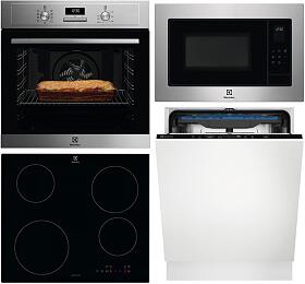 SET Trouba Electrolux 600 FLEX SurroundCook EOF3H40X + Mikrovlnn trouba Electrolux 600 FLEX Grill EMS4253TEX + Indukn deska ELECTROLUX LIB60420CK + Myka Electrolux EES48200L