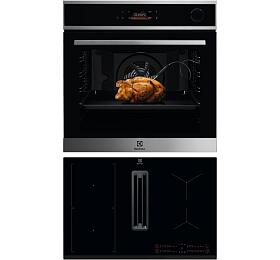 SET Trouba Electrolux EOC8P39WX + Indukn deska Electrolux ComboHob KCC83443