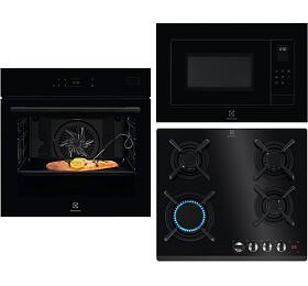 SET Trouba ELECTROLUX EOB8S39WZ + Mikrovlnn trouba ELECTROLUX 600 FLEX LMS4253TMK + Plynov deska Electrolux KGG643753K