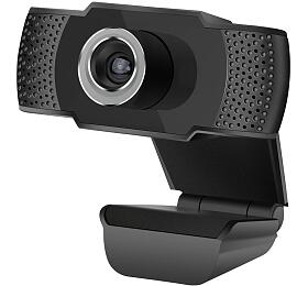 C-TECH webkamera CAM-07HD, 720P, mikrofon, černá