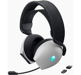 Alienware Tri-Mode Wireless Gaming Headset - AW725H (Lunar Light) (545-BBFV)
