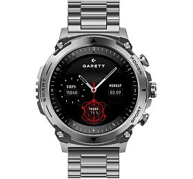 Chytr hodinky GARETT Atom, stbrn