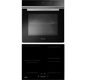 SET Trouba Concept ETV8560bcN BLACK + Indukn deska Concept IDV4360