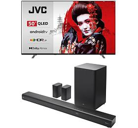 SET Televize JVC LT-50VAQ3435 + Soundbar JVC TH-E874B