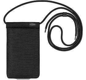 Taštička přes rameno s kapsou FIXED Camino Sling pro mobilní telefony do 7", černá