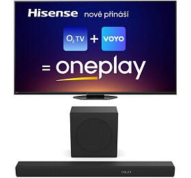 SET UHD MiniLED TV Hisense 65U8NQ + Soundbar Hisense HS3100