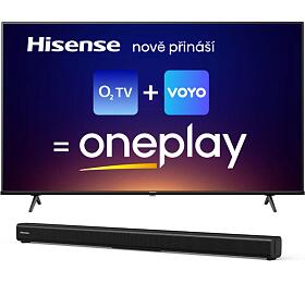 SET UHD QLED TV Hisense 43E79NQ + Soundbar Hisense HS205G