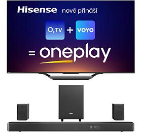 SET UHD QLED TV Hisense 85U7NQ + HISENSE AX5125H