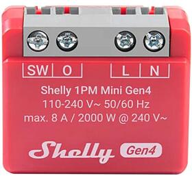 Smart Switch SHELLY 1PM Mini Gen4 WiFi Zigbee Bluetooth Matter