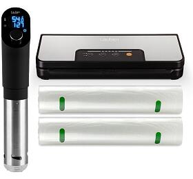 SET Vakuovaka Lauben Vacuum Sealer 60SB + Sous Vide Lauben Smart Sous Vide 1200SB + 2ks Nhradn flie Lauben Sous Vide Foil 2805