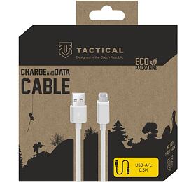 Tactical Smooth Thread Cable USB-A/Lightning 0.3m White