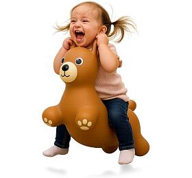 Jamara Bouncing animal bear with pump