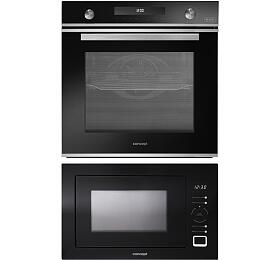 SET Trouba Concept ETV8260bc BLACK + Mikrovlnn trouba Concept MTV6925bc BLACK