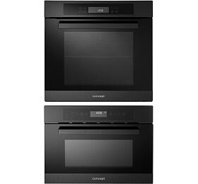 SET Concept Vestavn trouba ETV9760ds TITANIA + Mikrovlnn trouba Concept MTV9038ds TITANIA