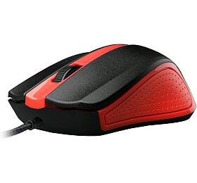 Myš C-TECH WM-01, červená, USB