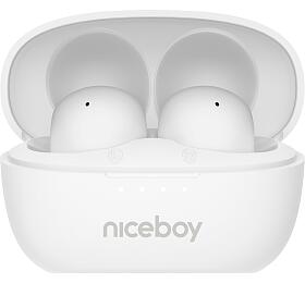 Bezdrtov sluchtka Niceboy Podsie 4 POP White