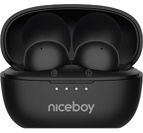 Bezdrtov sluchtka Niceboy Podsie 4 POP Black